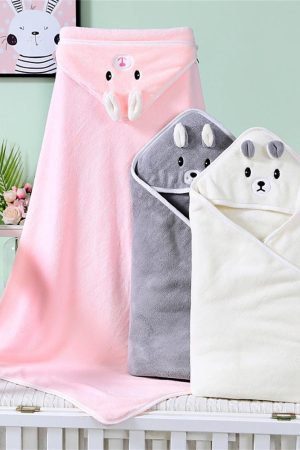 Animal Printed Hooded Blankets