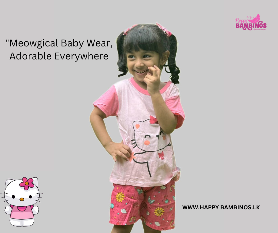 Meow -Kitty T-shirt & Short Suit 2 16 1