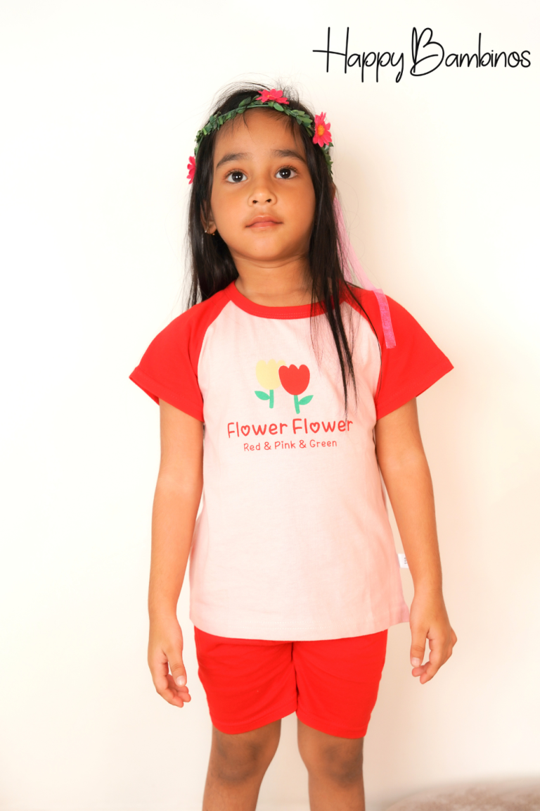 Home 88 FLOWER FLOWER T Shirt & Short Suit