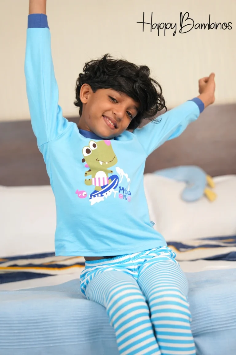 Home 5 Surf's Up Dino PJ set